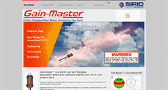 Desktop Screenshot of gain-master.it